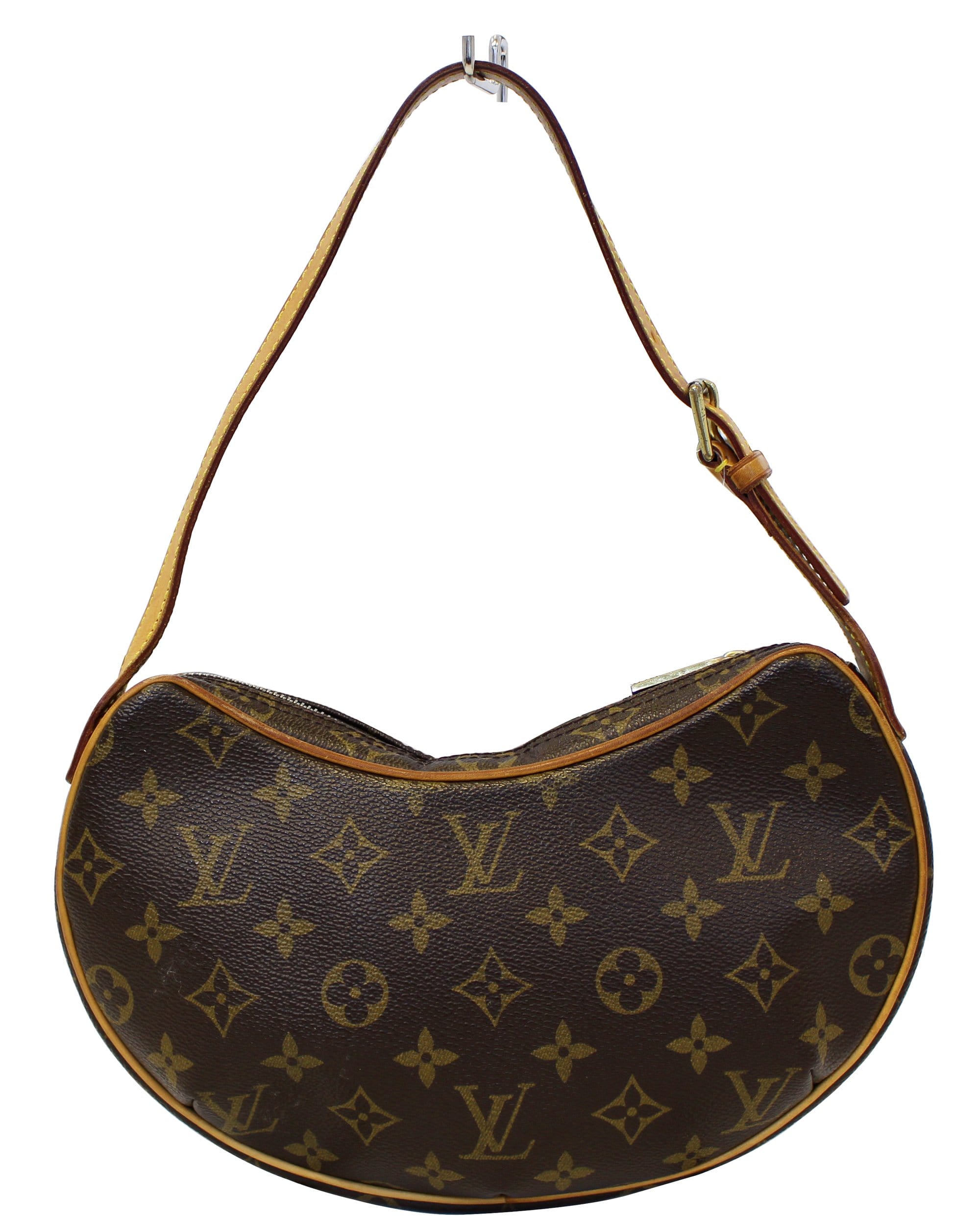 LOUIS VUITTON Monogram Canvas Croissant MM Shoulder Bag