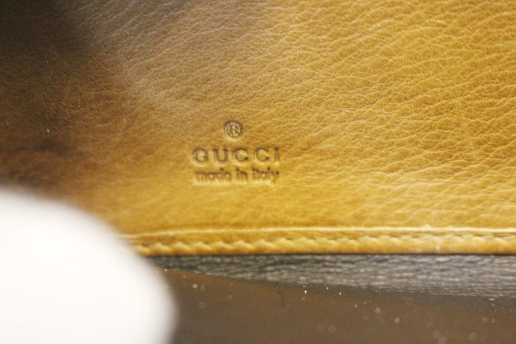 GUCCI Gucci Canvas Zip Around with Tassels Wallet 261393