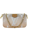 LOUIS VUITTON Multi Pochette Accessories Mini By the Pool Chain Clutch Bag Brume