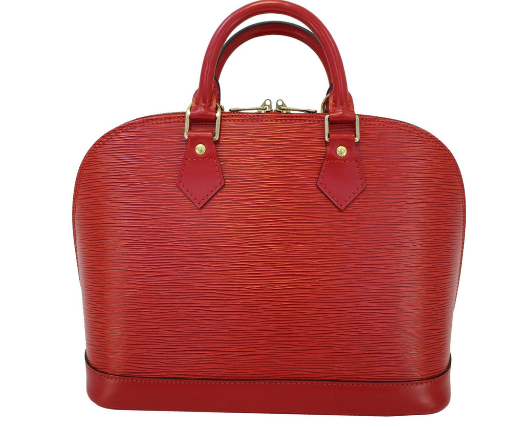Louis vuitton  Handbag Epi Leather Red Alma PM