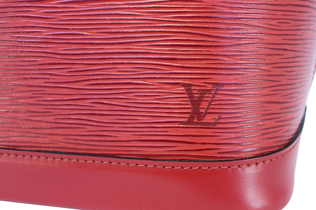 Louis vuitton  Handbag Epi Leather Red Alma PM