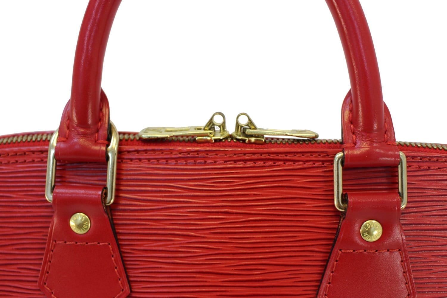 Louis vuitton  Handbag Epi Leather Red Alma PM