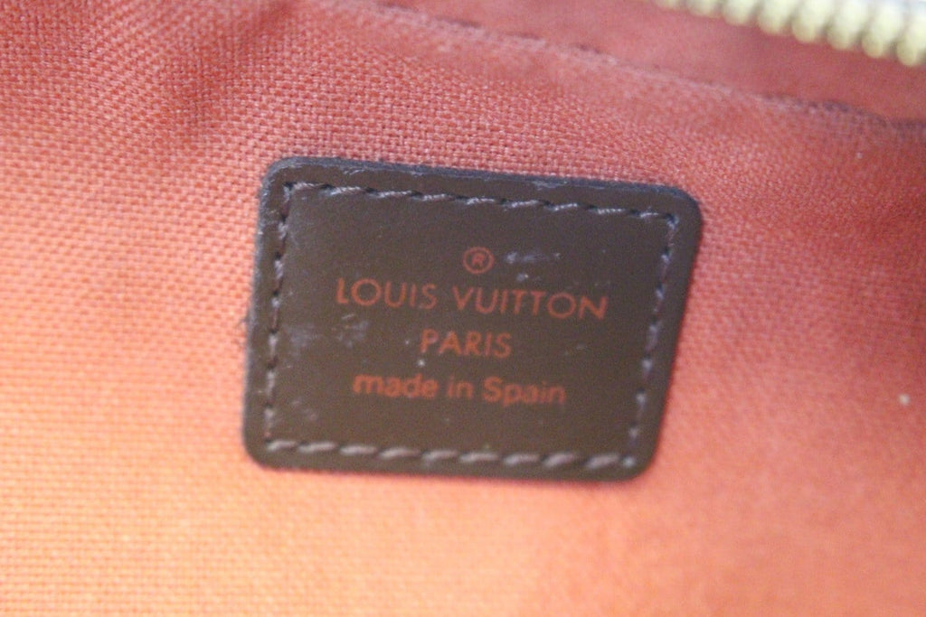 LOUIS VUITTON Damier Ebene Geronimos Brown Hip Bag
