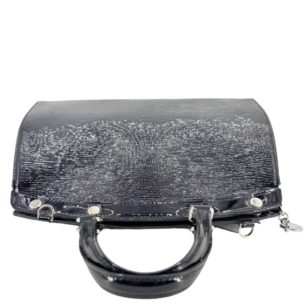 LOUIS VUITTON Brea MM Electric Epi Leather Shoulder Bag Black