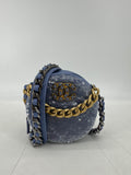 Chanel 53694-SYB Chanel 19 Sequins Round Bag