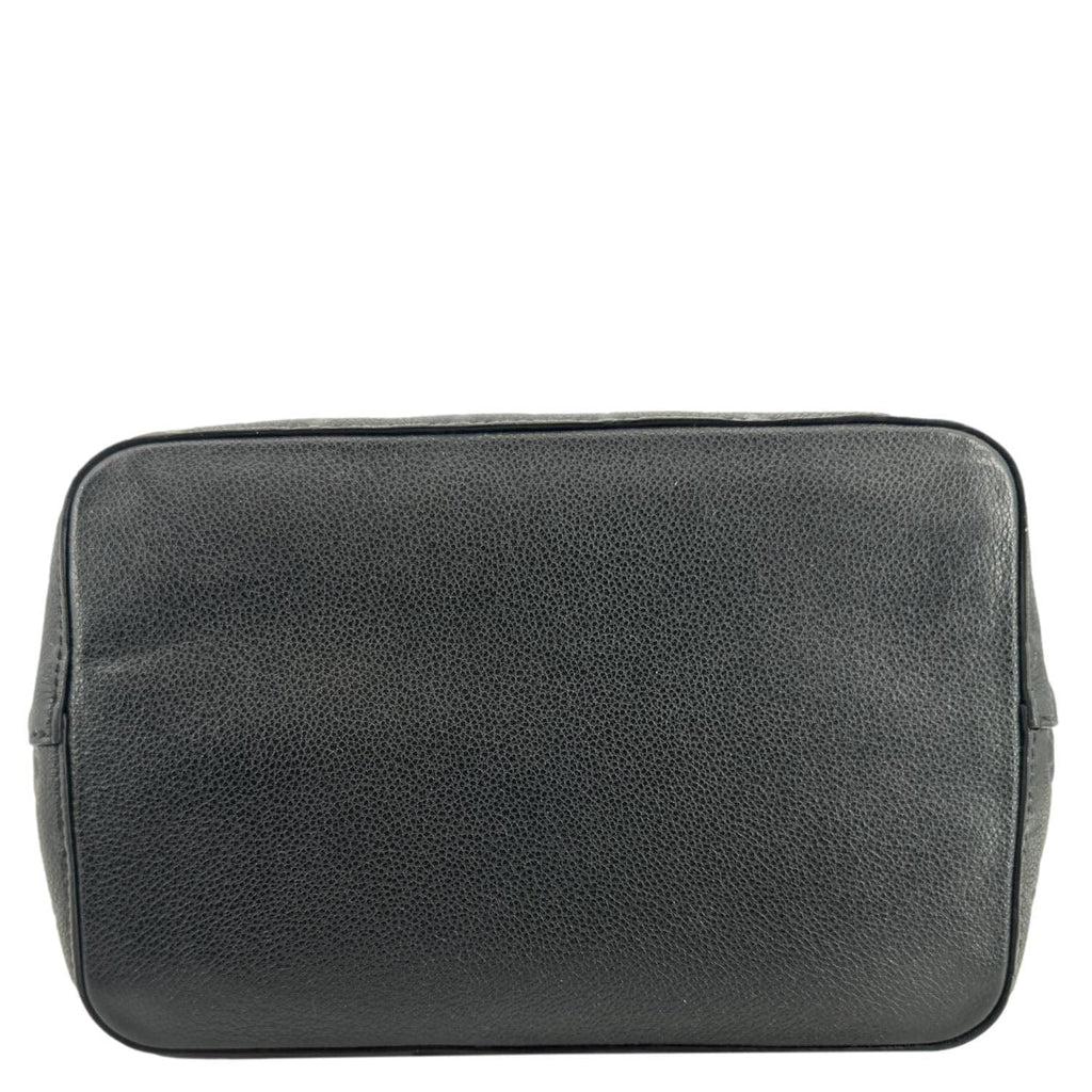 LOUIS VUITTON NeoNoe MM Monogram Empreinte Leather Shoulder Bag Black