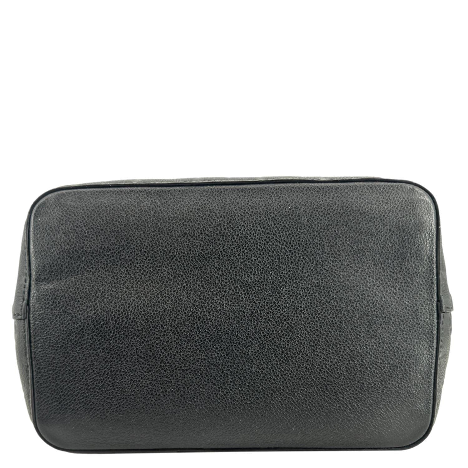 LOUIS VUITTON NeoNoe MM Monogram Empreinte Leather Shoulder Bag Black