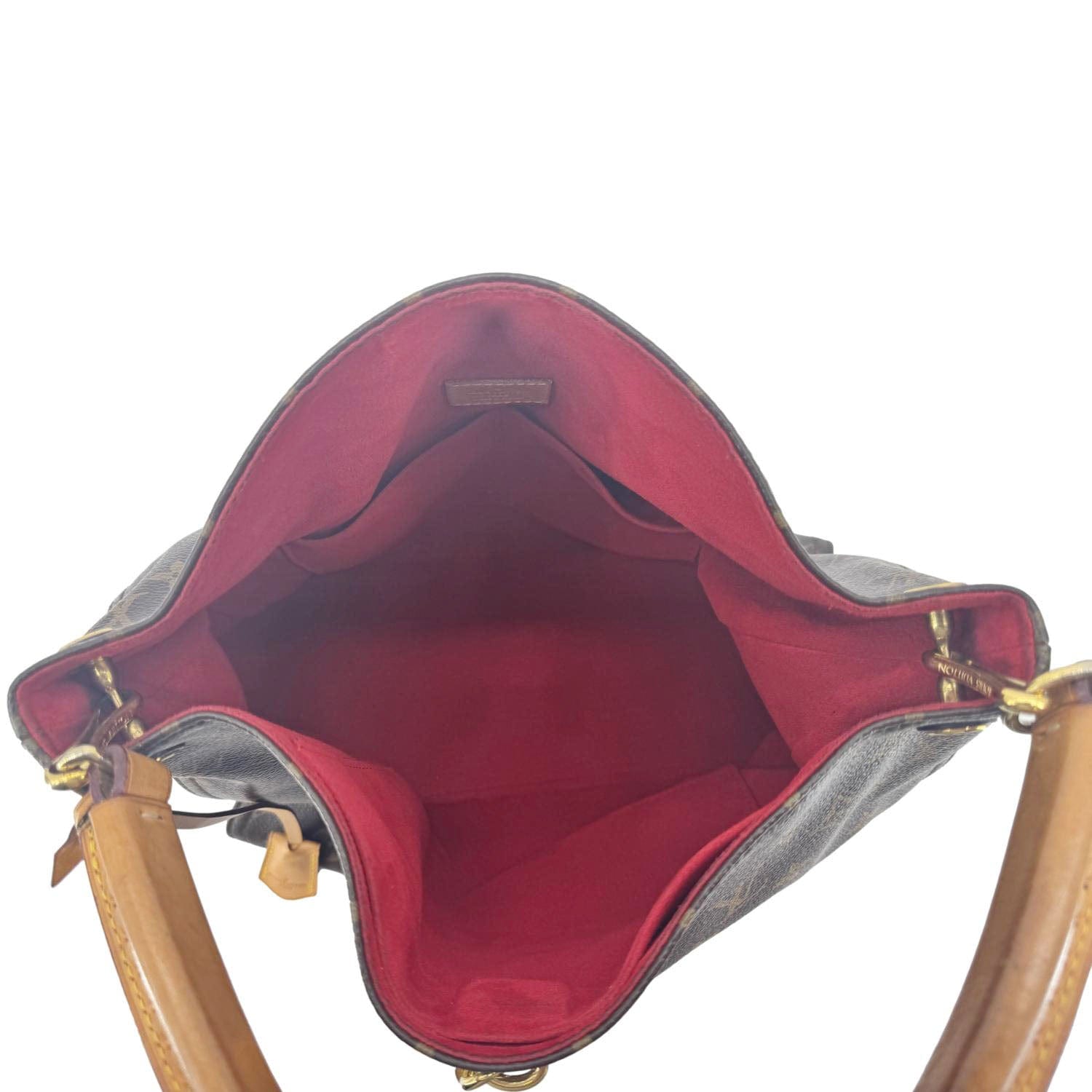 LOUIS VUITTON Gaia Monogram Canvas Shoulder Bag Cerise