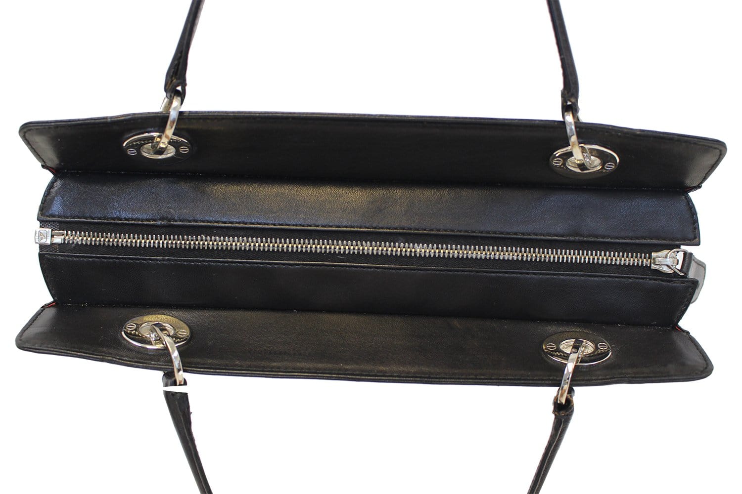 CHRISTIAN DIOR Black Studded Lady Dior Shoulder Bag