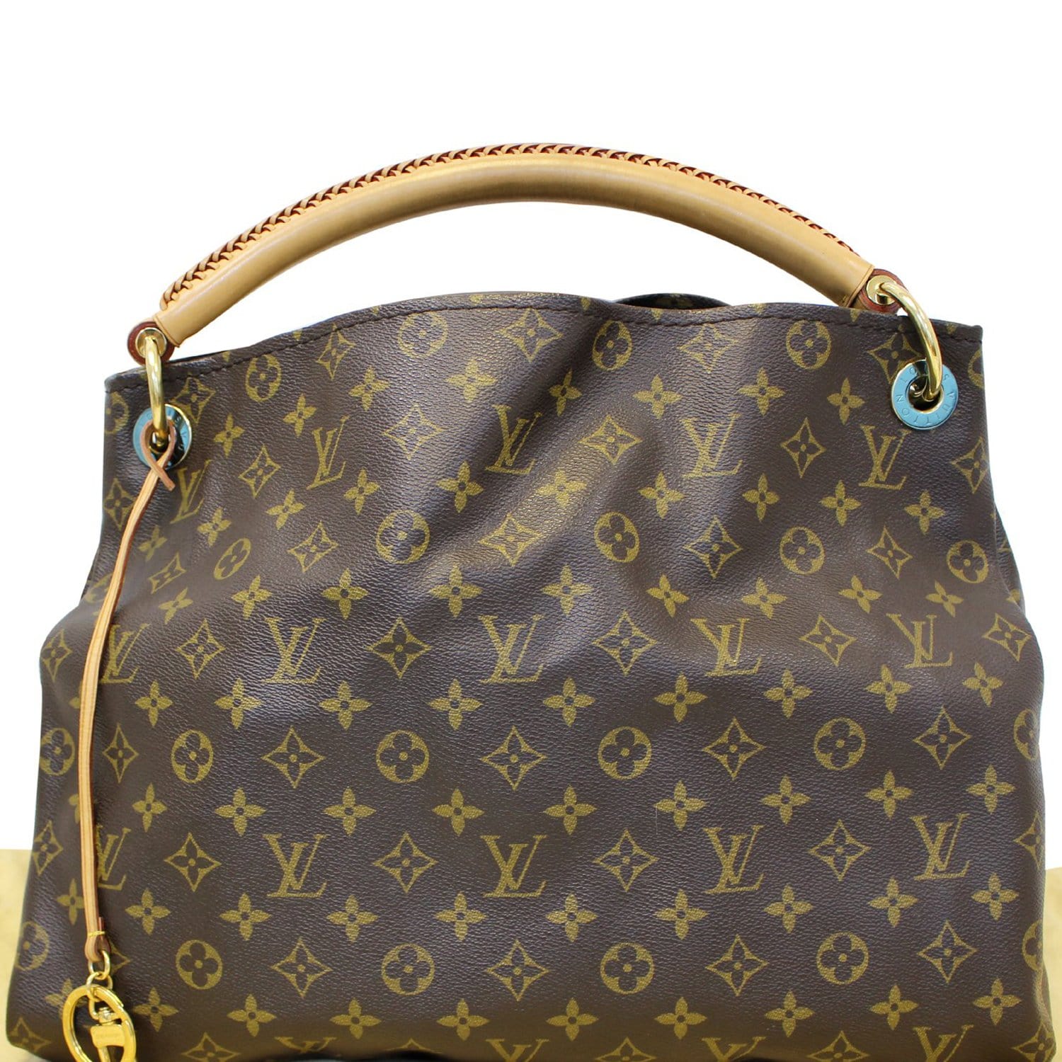 LOUIS VUITTON Artsy MM Monogram Canvas Hobo Brown Shoulder Bag