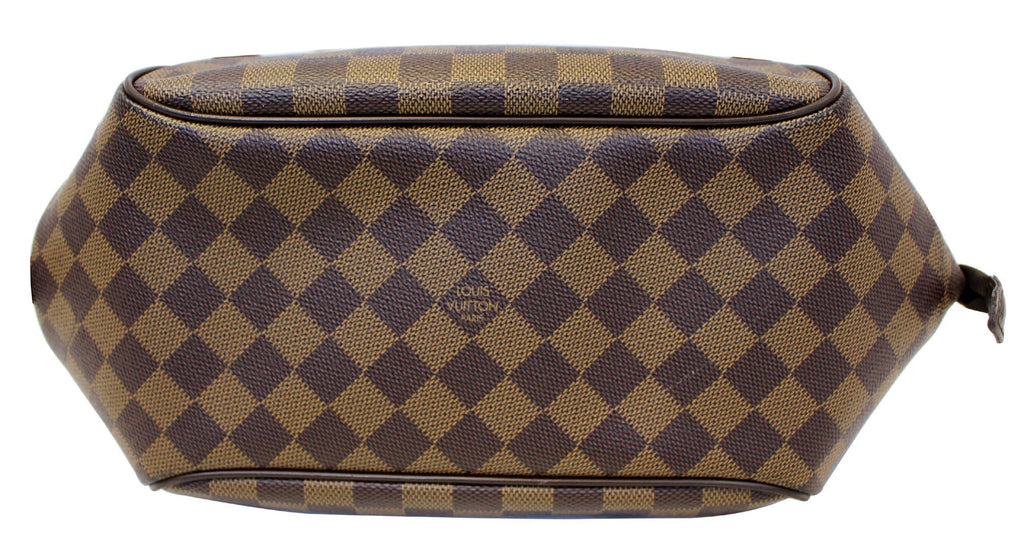 LOUIS VUITTON Damier Ebene Belem MM Brown Shoulder Bag