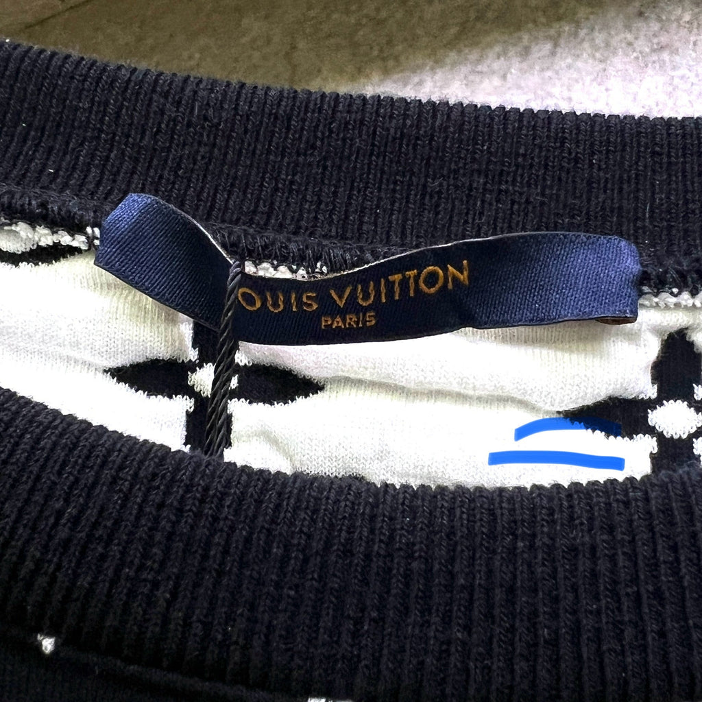 Louis Vuitton LV Monogram Jacquard Crewneck