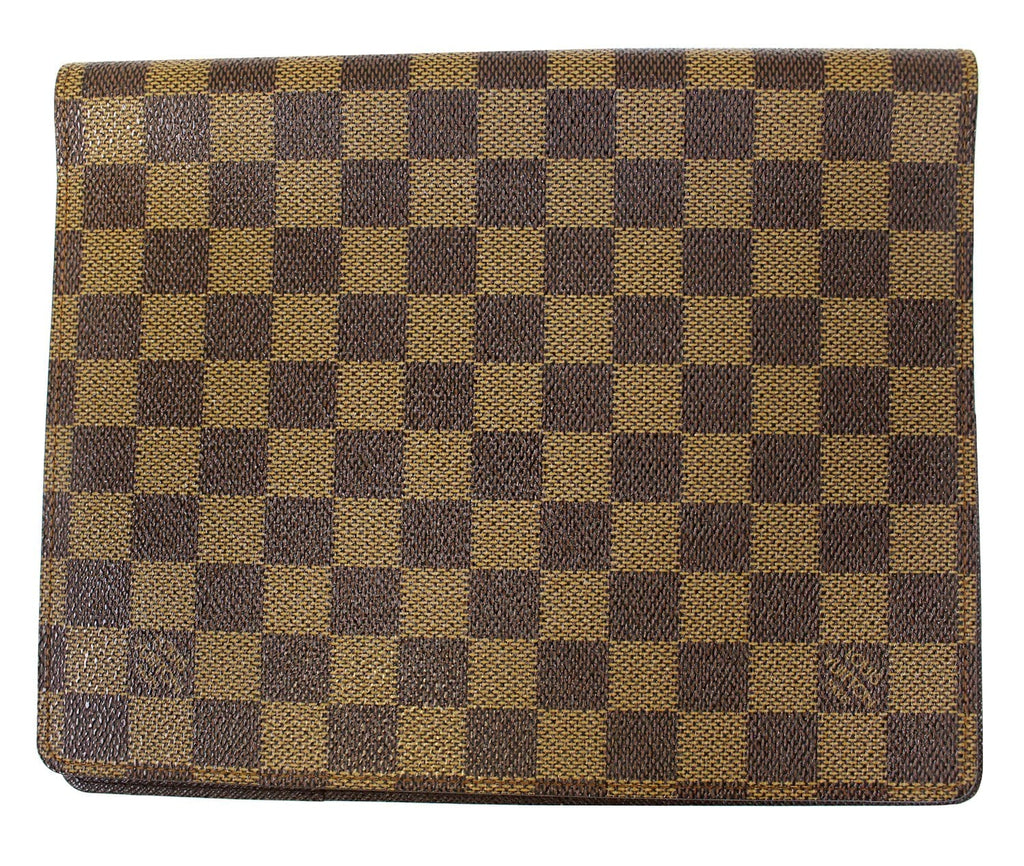 LOUIS VUITTON Damier Ebene Agenda Bureau Note Cover