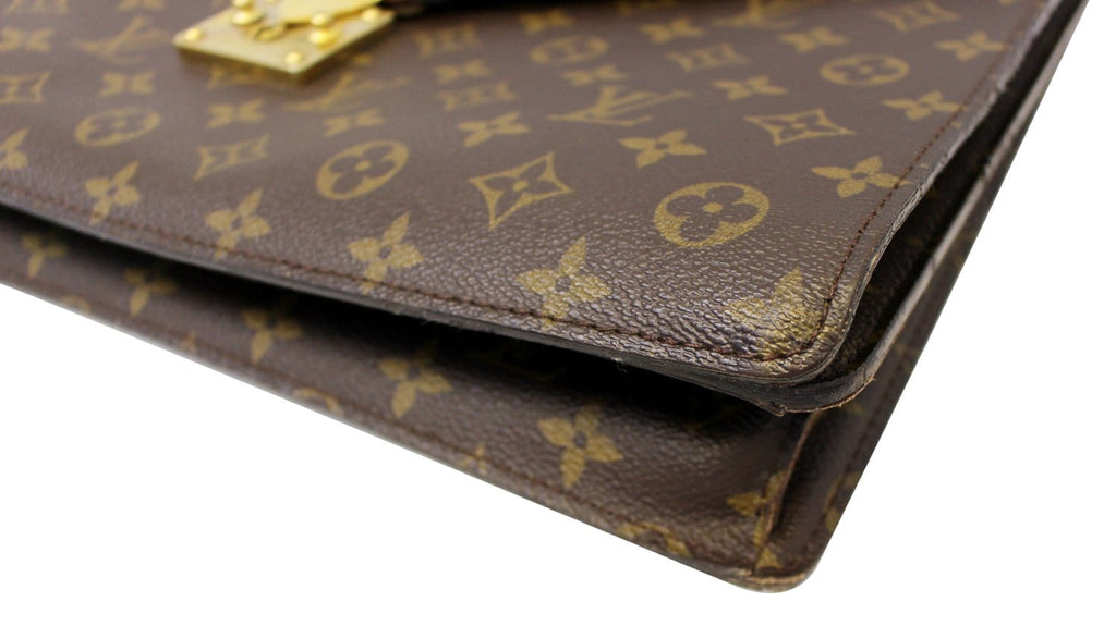 LOUIS VUITTON Monogram Canvas Serviette Conseiller Briefcase Bag