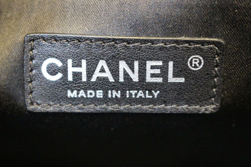 Chanel Black  Leather Jumbo Flap Bag