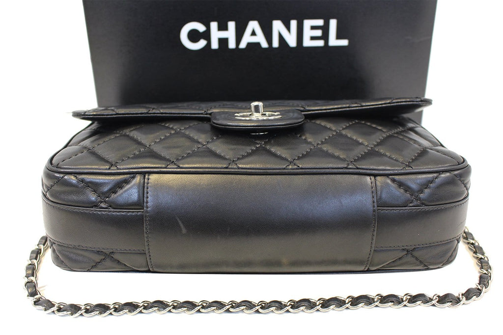 Chanel Black  Leather Jumbo Flap Bag