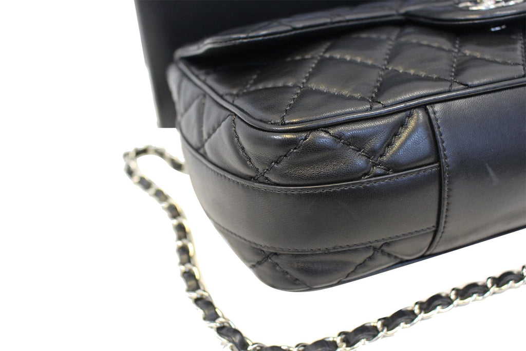 Chanel Black  Leather Jumbo Flap Bag