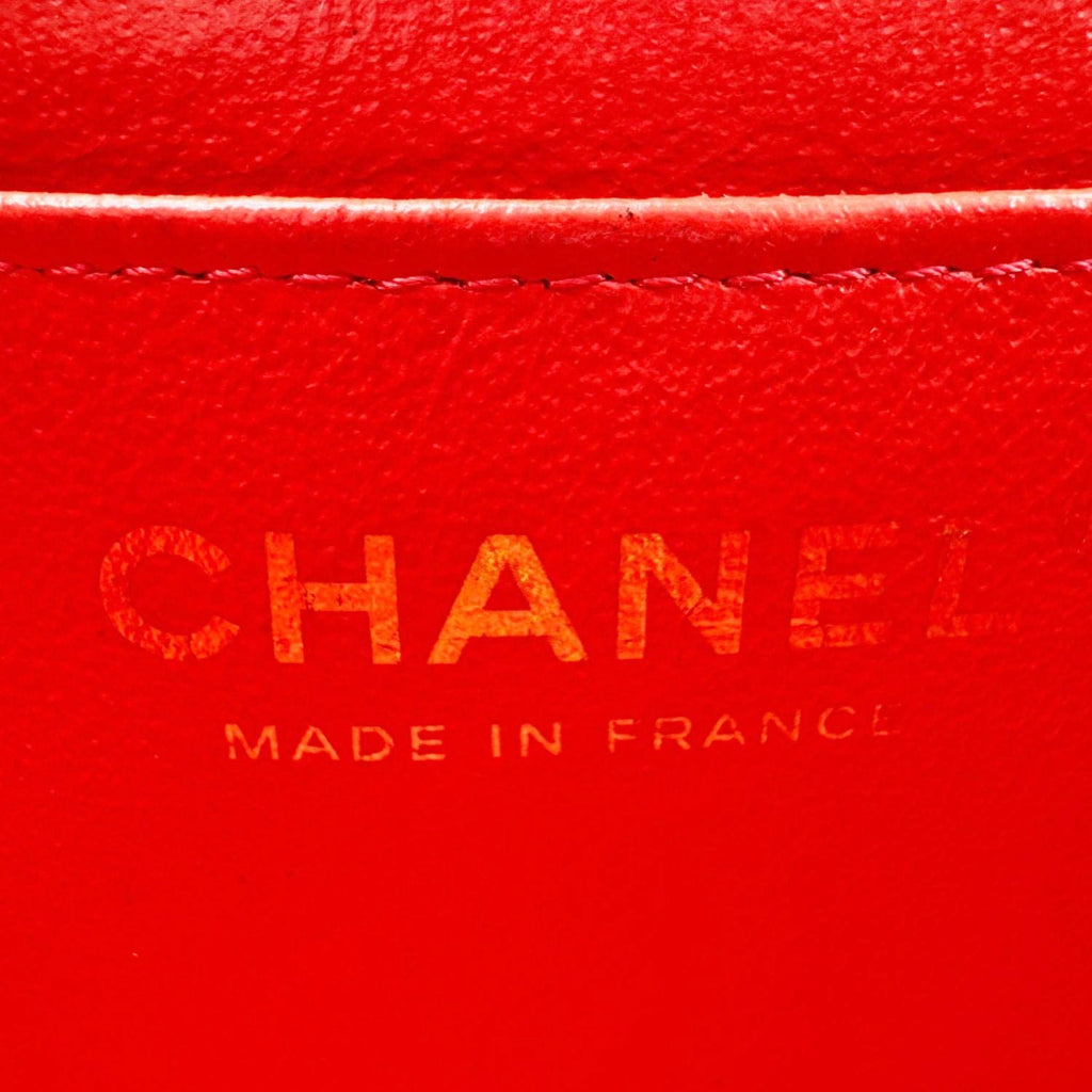 Chanel Classic Rectangular Flap Mini Quilted Leather Crossbody Bag Reddish Pink