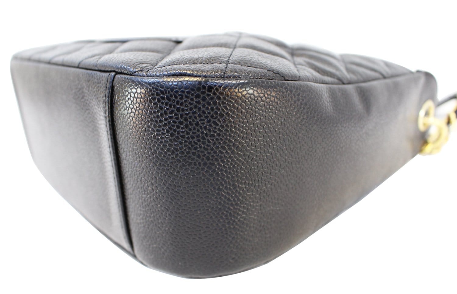 Chanel Shoulder Bag - CHANEL Sac Divers Caviar Leather Large Handbag