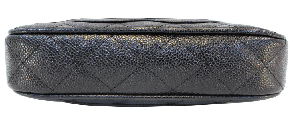 Chanel Shoulder Bag - CHANEL Black Sac Divers Mini Caviar Leather