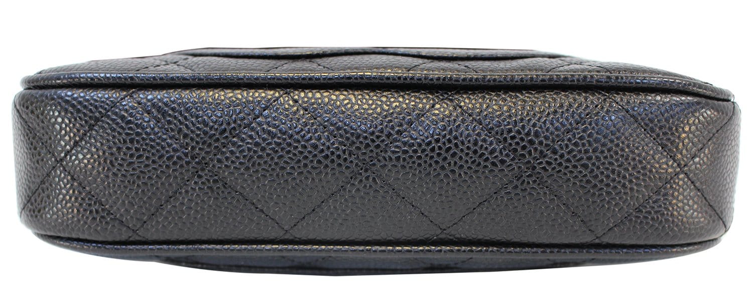 Chanel Shoulder Bag - CHANEL Black Sac Divers Mini Caviar Leather
