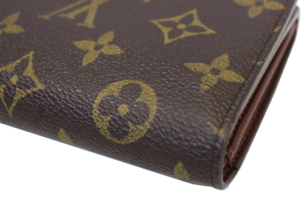 LOUIS VUITTON Porte Monnaie Monogram Canvas Billets Tresor Wallet