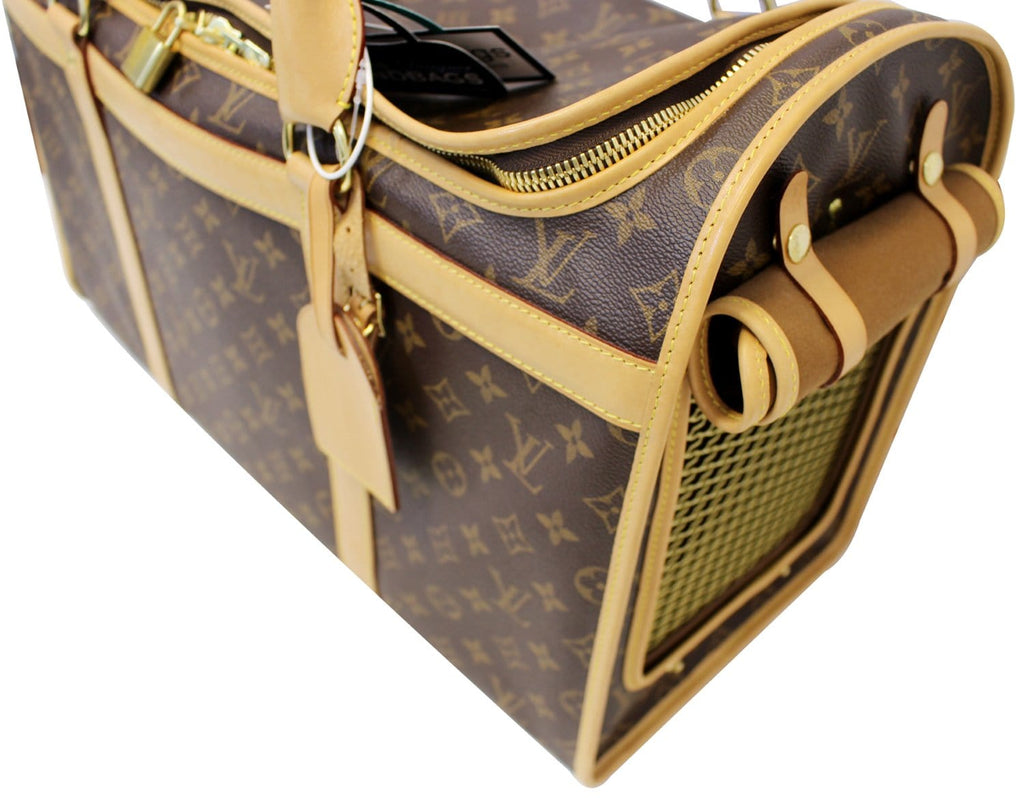 LOUIS VUITTON Sac Chien 50 Monogram Canvas  Dog Carrier