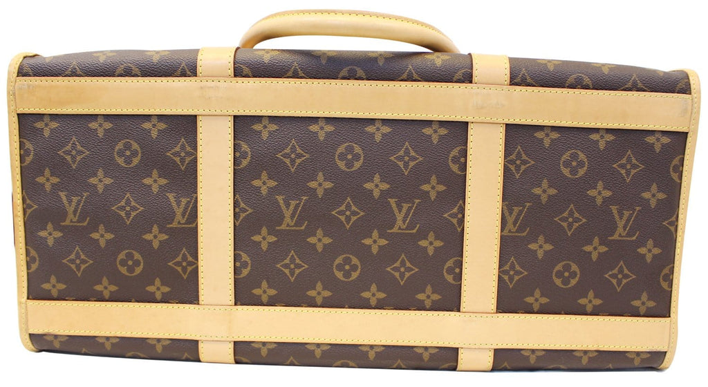 LOUIS VUITTON Sac Chien 50 Monogram Canvas  Dog Carrier