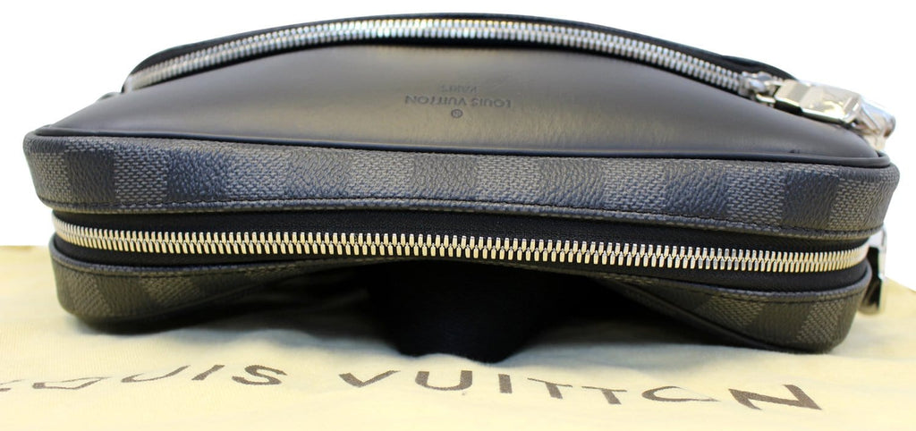LOUIS VUITTON Damier Graphite Dayton Reporter PM Shoulder Bag