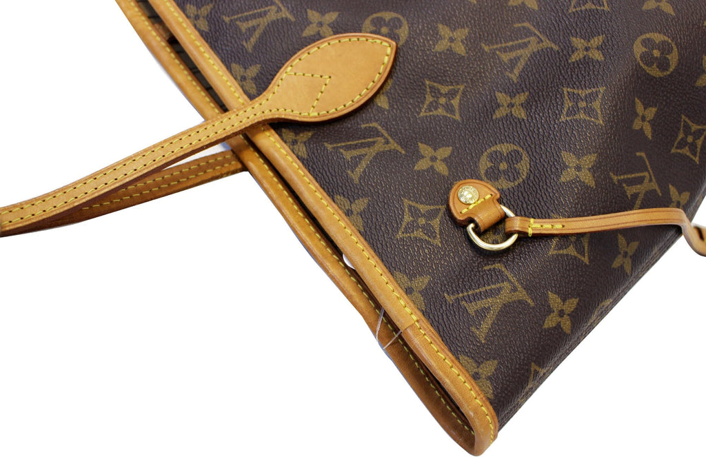 LOUIS VUITTON Monogram Canvas Neverfull MM Tote Shoulder Bag