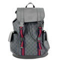 GUCCI Gucci Supreme Canvas Backpack Black 495563