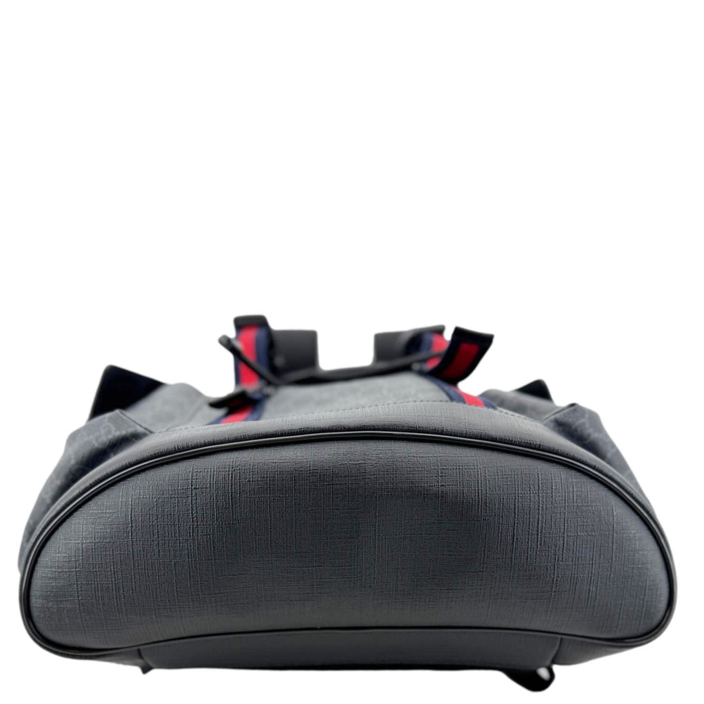 GUCCI Gucci Supreme Canvas Backpack Black 495563