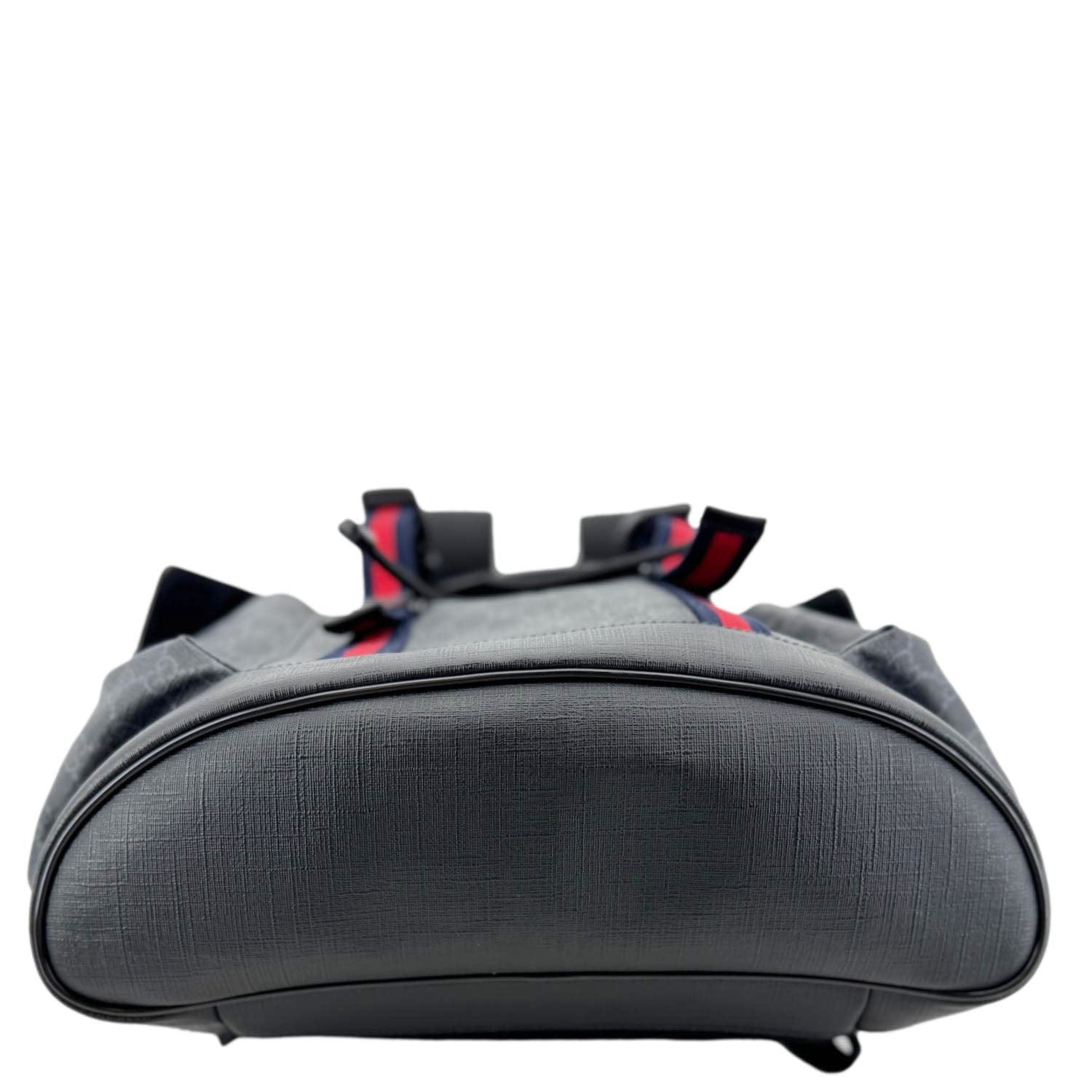 GUCCI Gucci Supreme Canvas Backpack Black 495563
