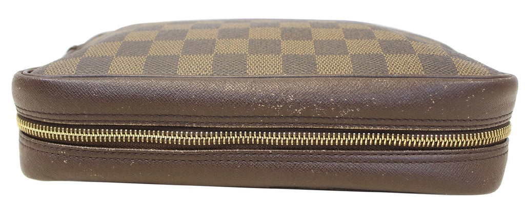 LOUIS VUITTON Damier Ebene Trousse Toilette Cosmetic Pouch