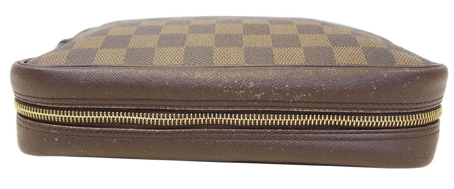 LOUIS VUITTON Damier Ebene Trousse Toilette Cosmetic Pouch