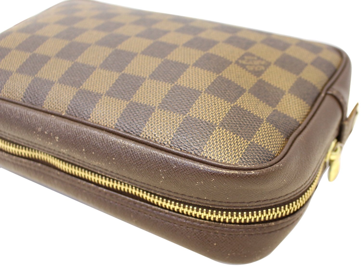 LOUIS VUITTON Damier Ebene Trousse Toilette Cosmetic Pouch