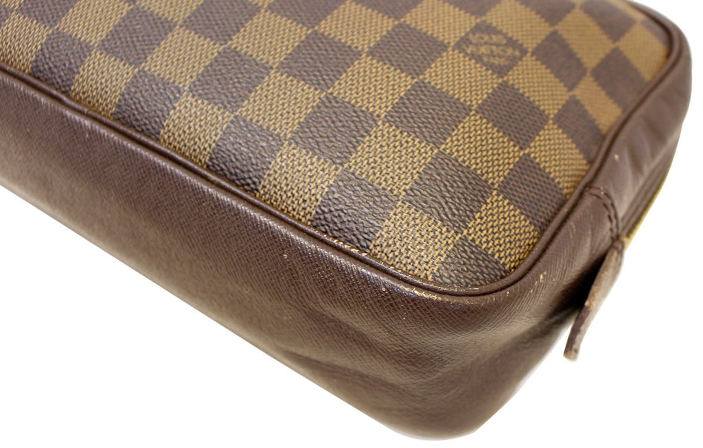 LOUIS VUITTON Damier Ebene Trousse Toilette Cosmetic Pouch