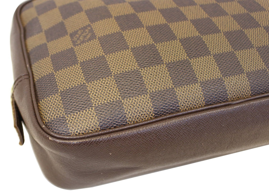 LOUIS VUITTON Damier Ebene Trousse Toilette Cosmetic Pouch