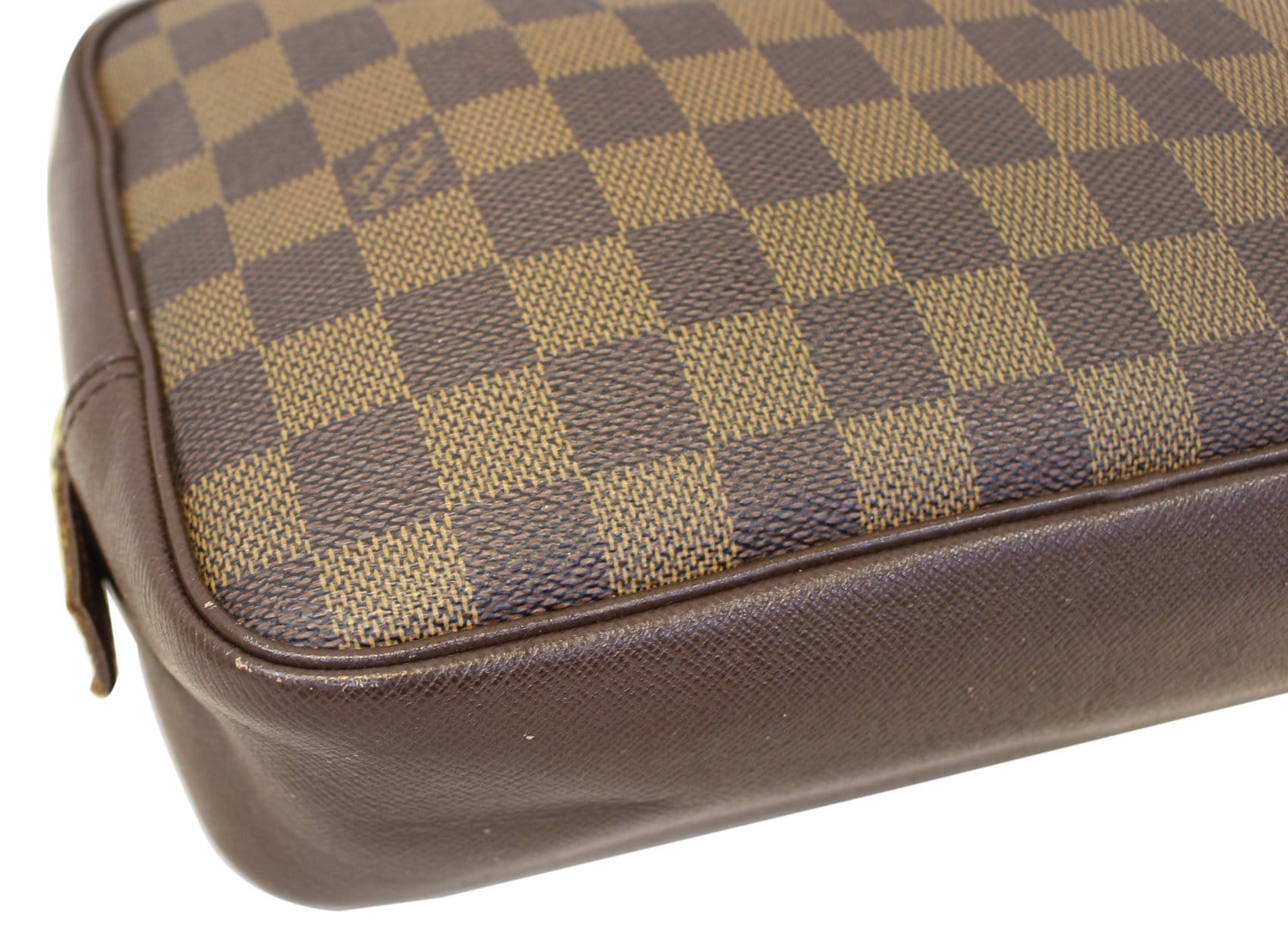 LOUIS VUITTON Damier Ebene Trousse Toilette Cosmetic Pouch