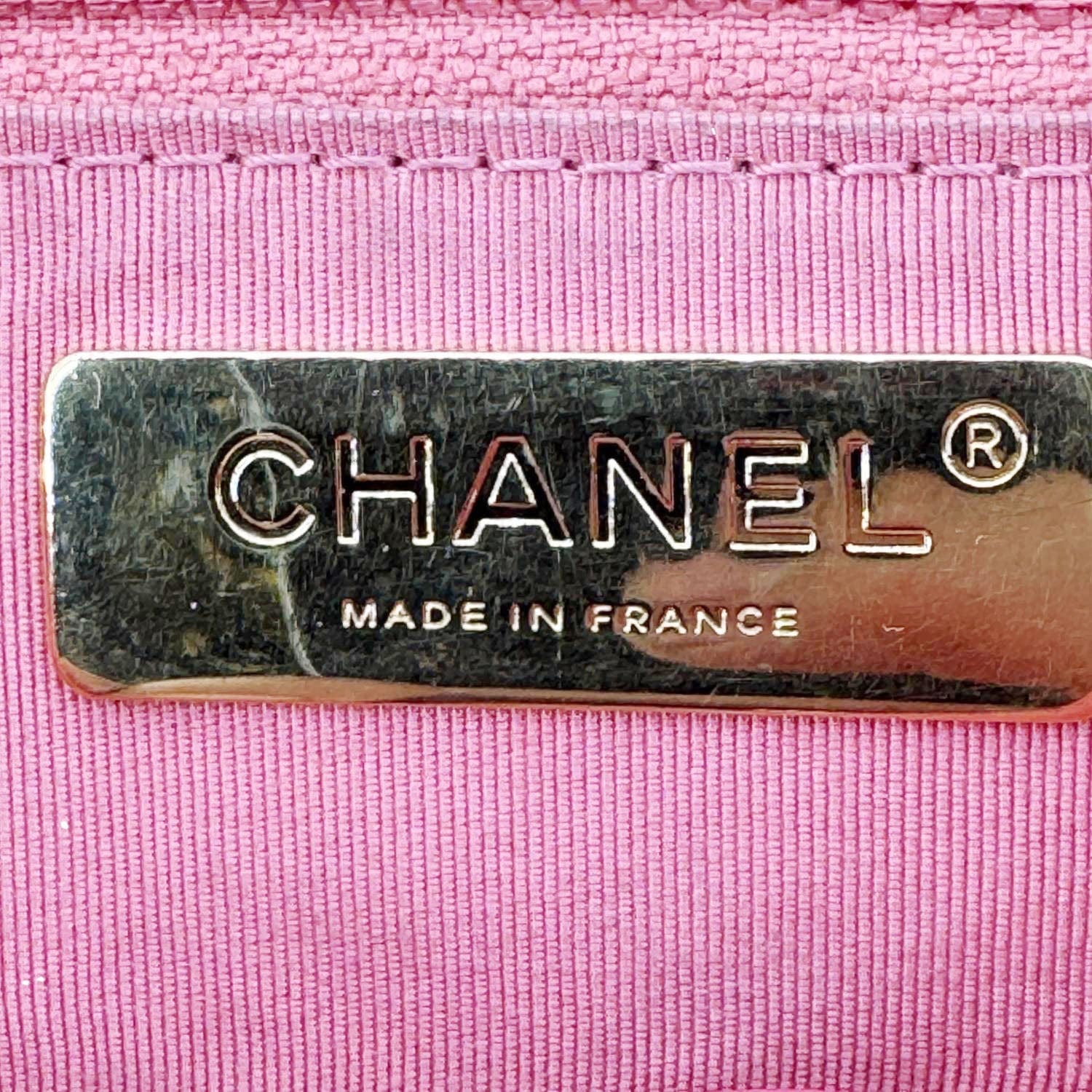 Chanel 19 Flap Large Quilted Lambskin Leather Shoulder Bag Pink