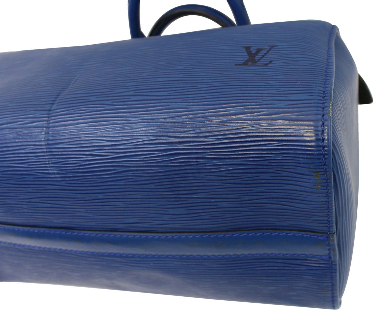 LOUIS VUITTON Epi Speedy 25 Blue Satchel Handbag - Sale