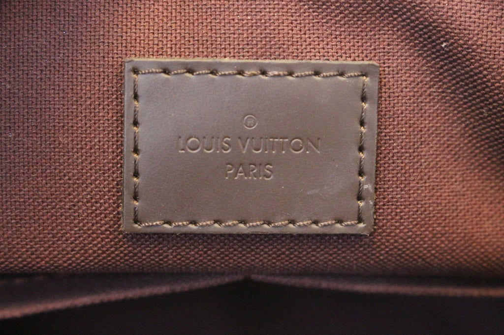 LOUIS VUITTON Iena MM Damier Ebene  Shoulder Bag