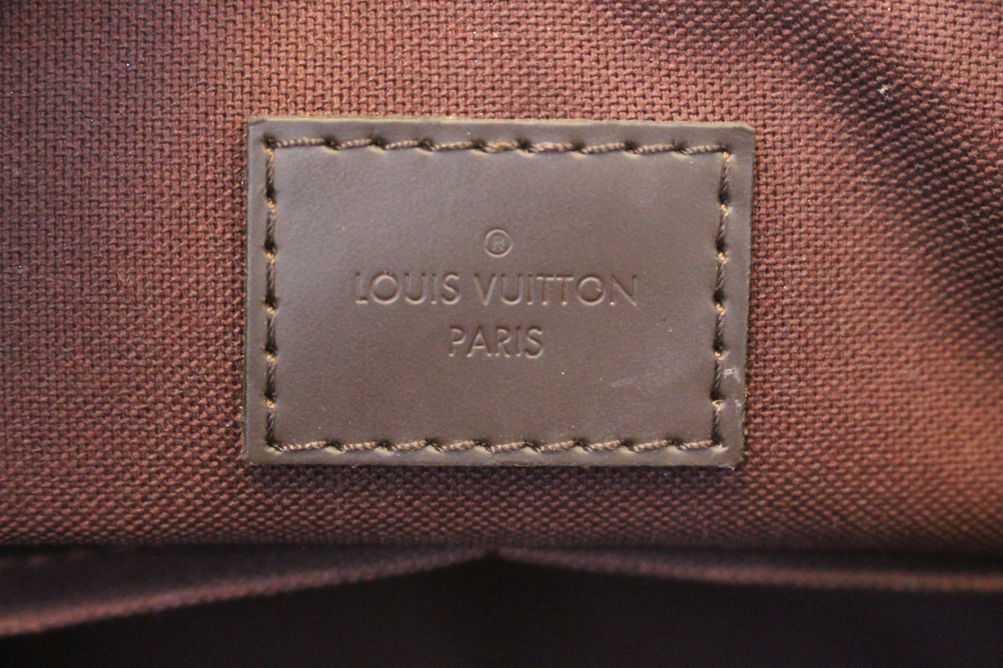 LOUIS VUITTON Iena MM Damier Ebene  Shoulder Bag