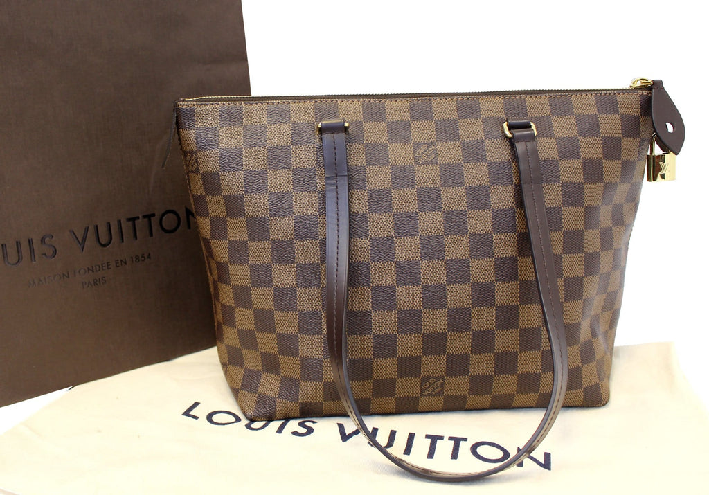 LOUIS VUITTON Iena MM Damier Ebene  Shoulder Bag