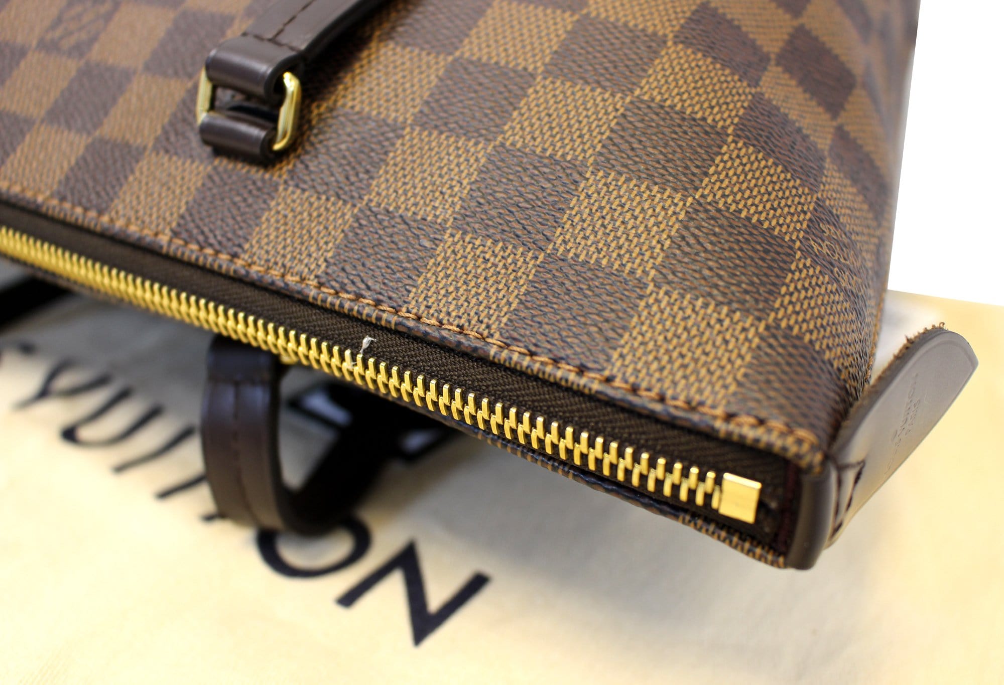 LOUIS VUITTON Iena MM Damier Ebene  Shoulder Bag