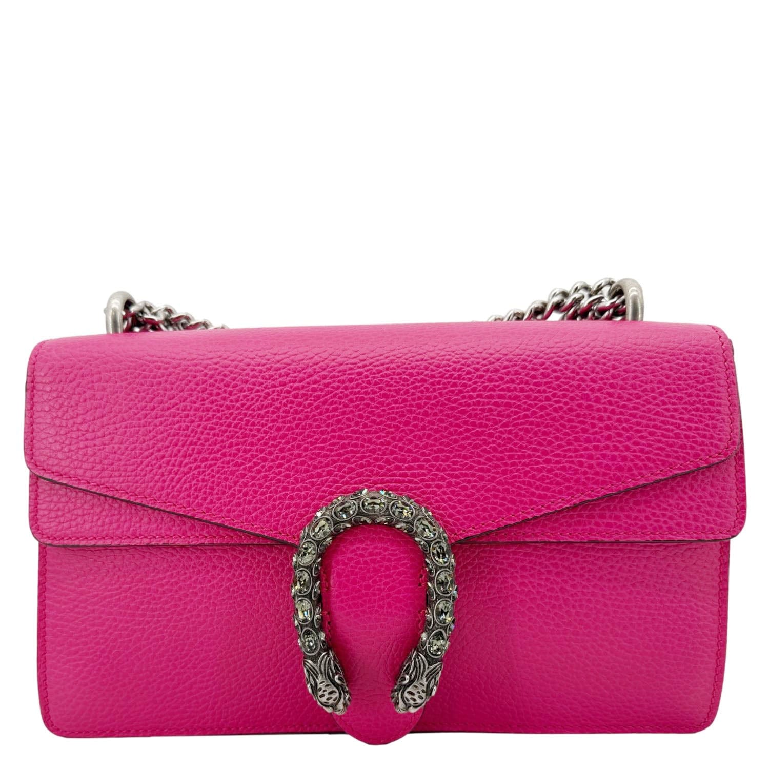 Chanel GUCCI Dionysus Small Calfskin Leather Crossbody Bag Pink 400249