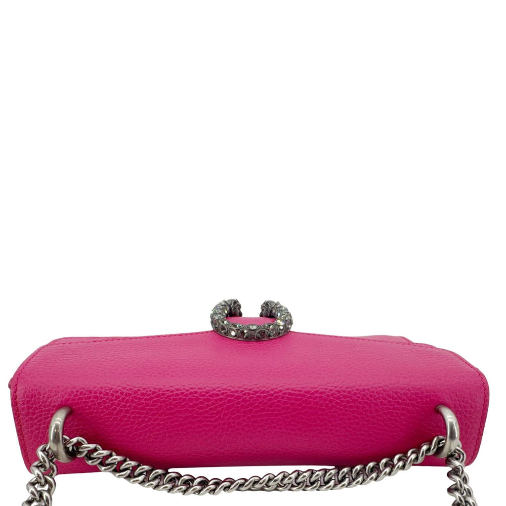 Chanel GUCCI Dionysus Small Calfskin Leather Crossbody Bag Pink 400249