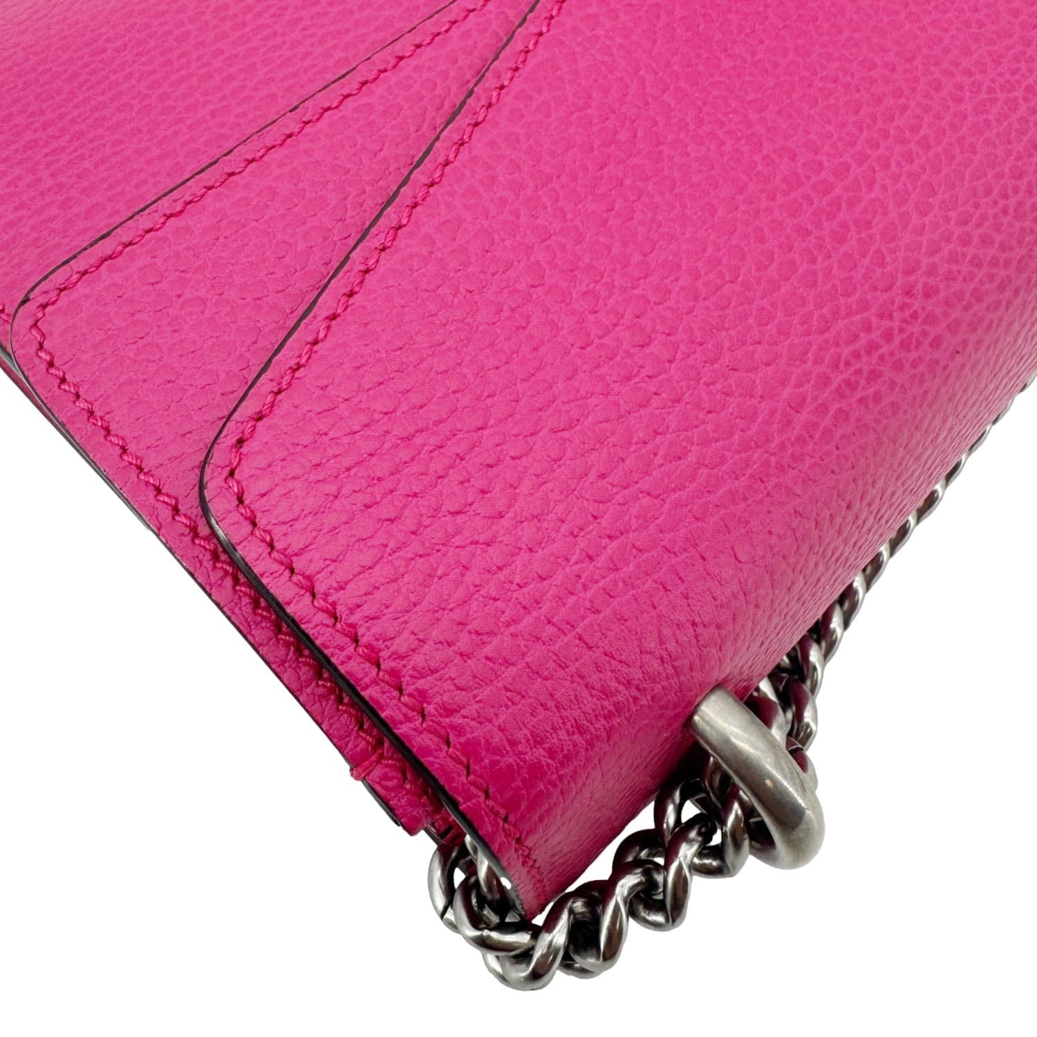Chanel GUCCI Dionysus Small Calfskin Leather Crossbody Bag Pink 400249