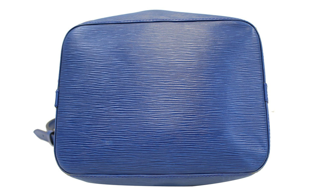 LOUIS VUITTON Epi Leather Petit Noe Blue Shoulder Bag