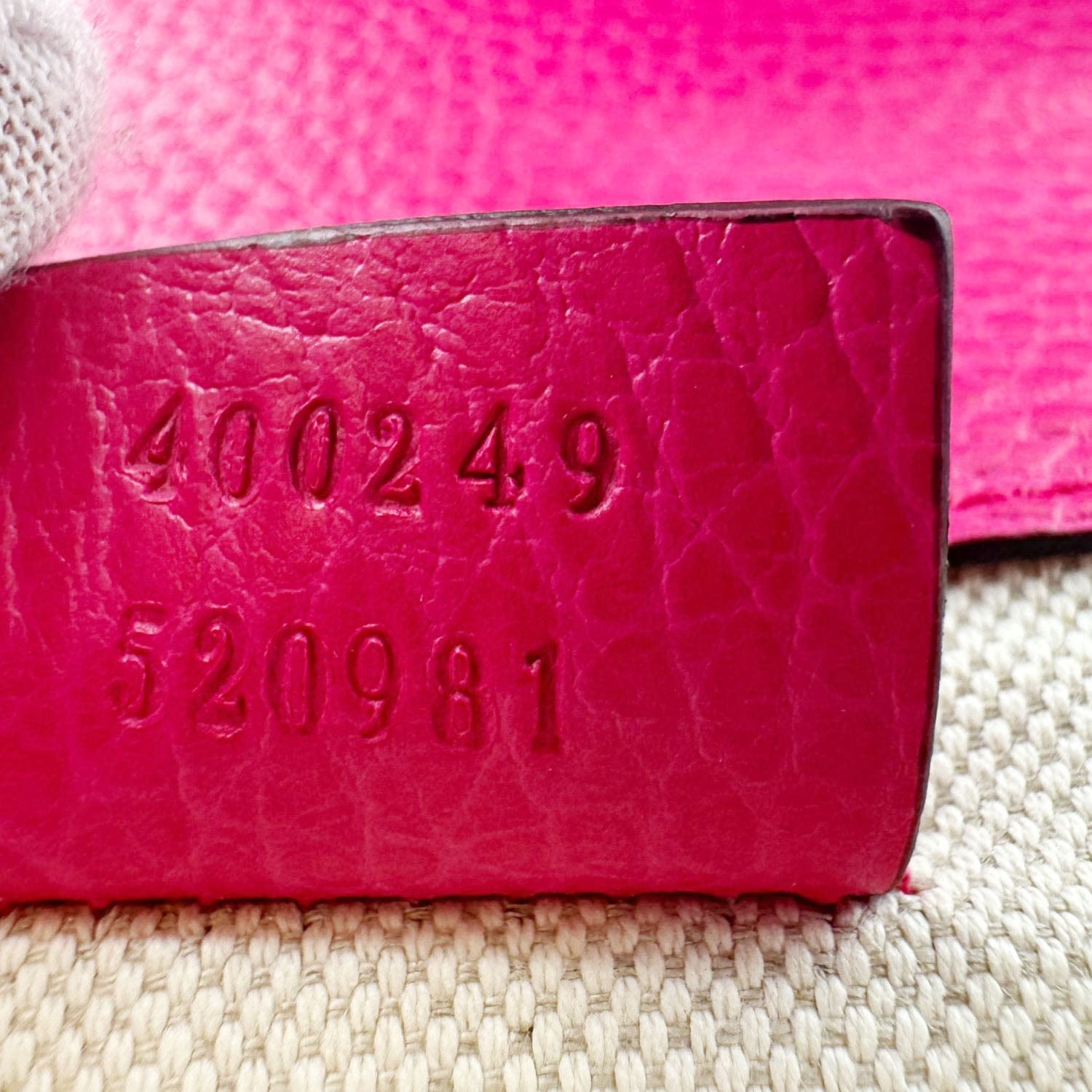 Chanel GUCCI Dionysus Small Calfskin Leather Crossbody Bag Pink 400249